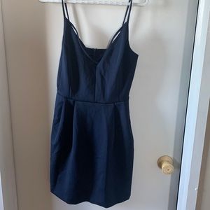 Navy Blue Dress from Dynamite
